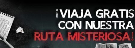 sorteo gratis de viaje La ruta misteriosa