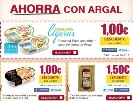 Cupones Descuento Argal