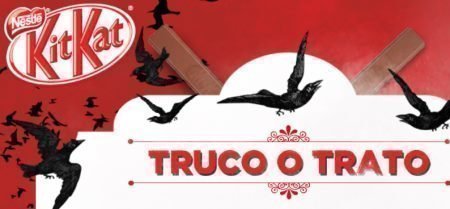 Promocion Truco o trato de Halloween Kit Kat