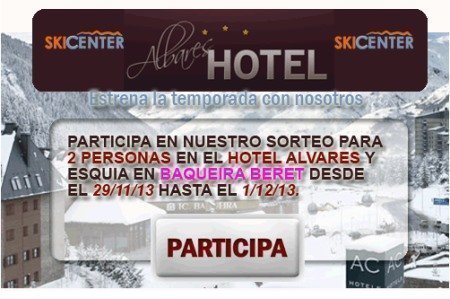 Sorteo de viaje a Baqueira