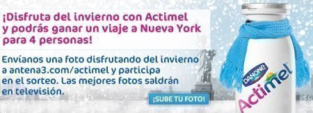 Concurso de fotos de Actimel y Antena 3