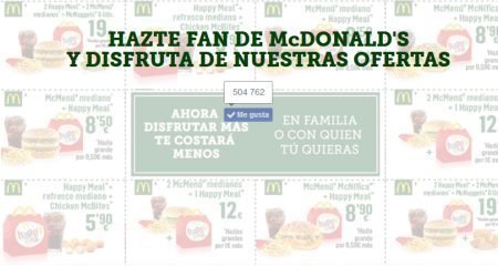 Cupones Descuento Mc Donalds