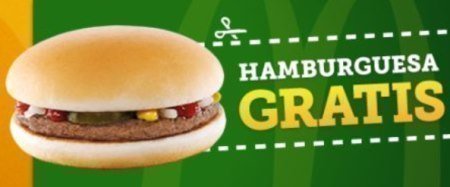 Muestras gratis de hamburguesas Mc Donalds