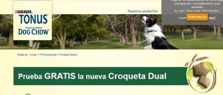 Muestras gratuitas de Dog Chow