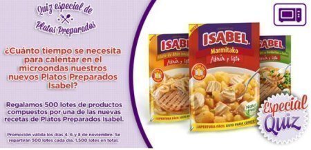 Muestras gratuitas de Isabel