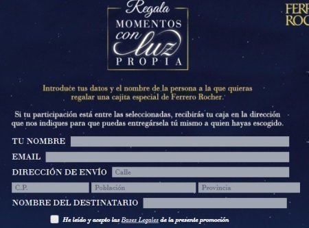 muestras de bombones gratis