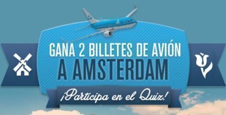 Sorteo Gratis de viaje a Amsterdam