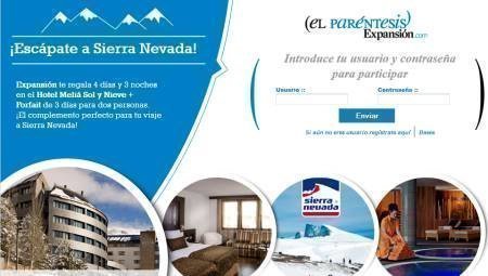 Sorteo e viaje a Sierra Nevada