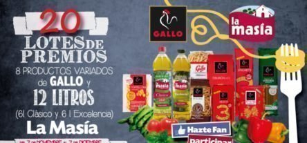 Sorteo gratis de La Masia en Facebook