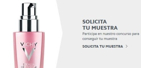 Muestras gratis de serum idealia de vichy