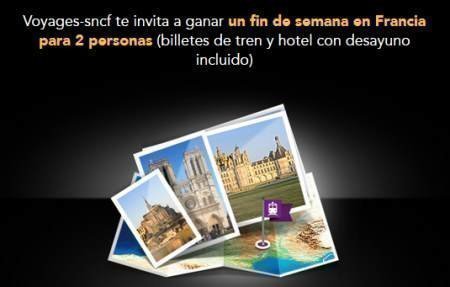 Sorteo de viaje a Francia