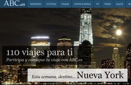 Sorteo Gratis de viajes ABC