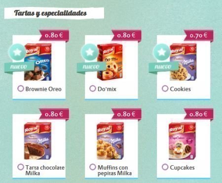 Cupones Descuento postres Royal