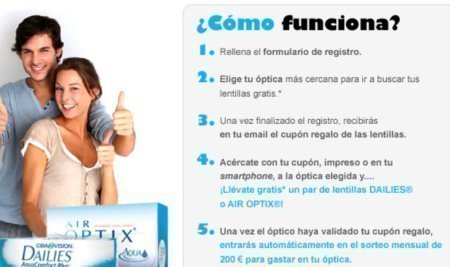 Lentillas gratis Alcon
