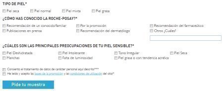 Muestra gratuita de La Roche Posay