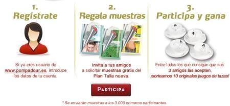 Muestras gratis de infusiones Pompadour