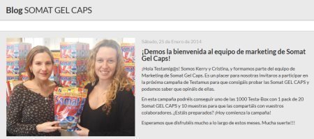 Muestras Gratis de Somat