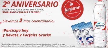 Sorteo Gratis de Agua de Lanjaron