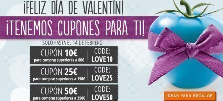 Cupones Descuento San Valentin