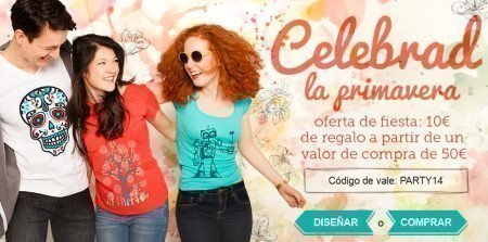 Cupones Descuento Camisetas primavera
