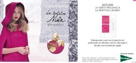 Muestras gratis Nina Ricci