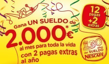 Sorteo Gratis Nescafe Paga Extra