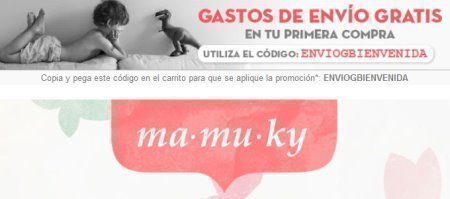 Cupones Descuento para Mamuky Envio gratis