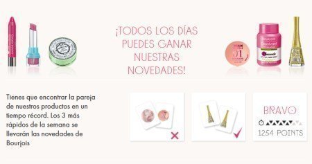 Promocion Juego gratis Bourjois Paris en Facebook