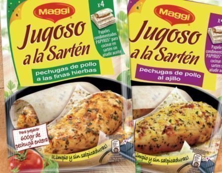 Muestras gratis Jugoso a la Sarten Maggi