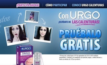Muestras gratis Urgo