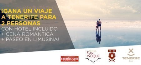 Sorteo Gratis de viaje a Tenerife