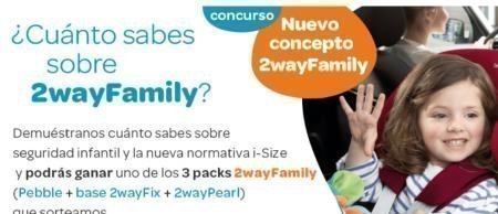Sorteo de sillas de auto WayFamily