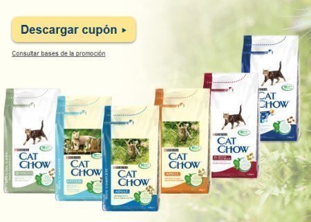 Muestras gratis comida para gatos