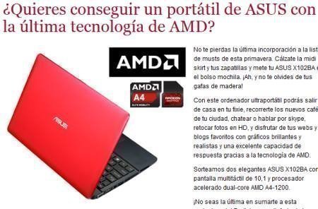 Sorteo gratis de portatil asus