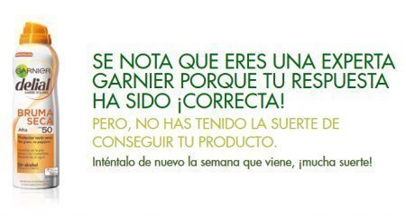 Muestras gratis Garnier