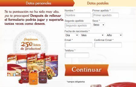Muestras gratis Royal