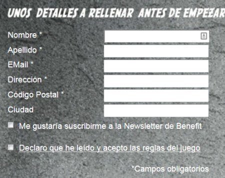 Muestras gratuitas de Benefits