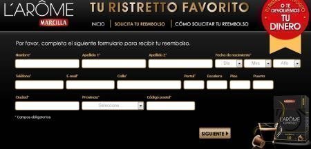 Muestras gratis Ristretto Marcilla