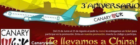 Sorteo Gratis de viaje a China Carnarywok