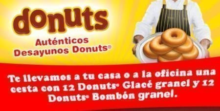 Sorteo Gratis desayunos Donuts