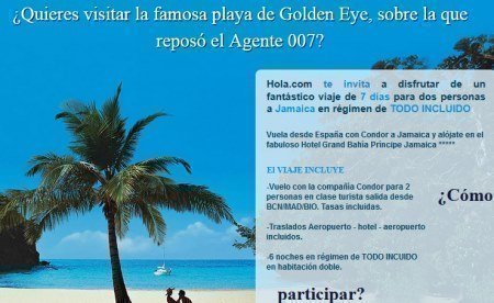 Sorteo ratis de viaje a Jamaica