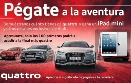 Sorteo Gratis de Audi Quattro