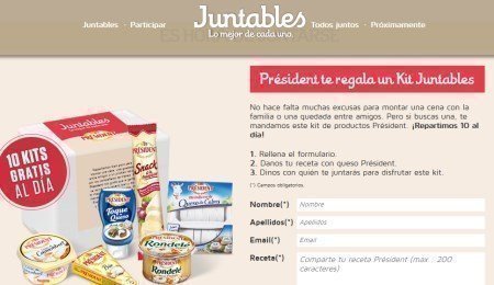 Muestras gratis Juntables.es