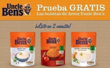 Muestras gratis Uncle Bens