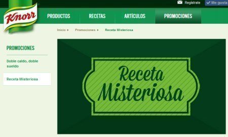Sorteo de la Receta Misteriosa