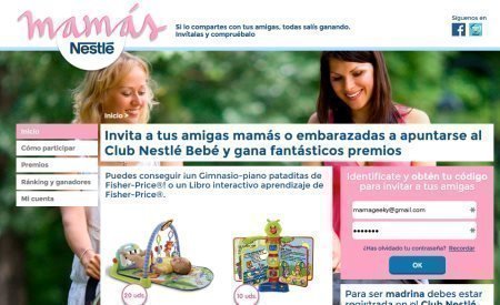 Muestras gratis Nestle Bebe