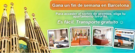 Sorteo Gratis de estancia en barcelona