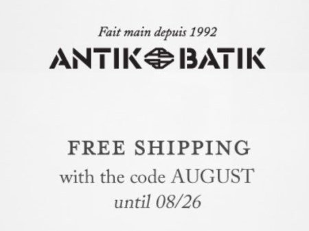 Cupones Descuento para Antik Batik