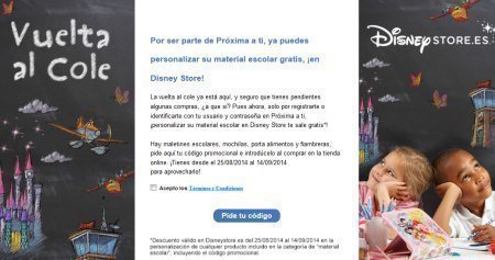 Cupones Descuento Vuelta al cole