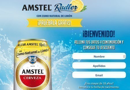 Muestras gratis Amstel